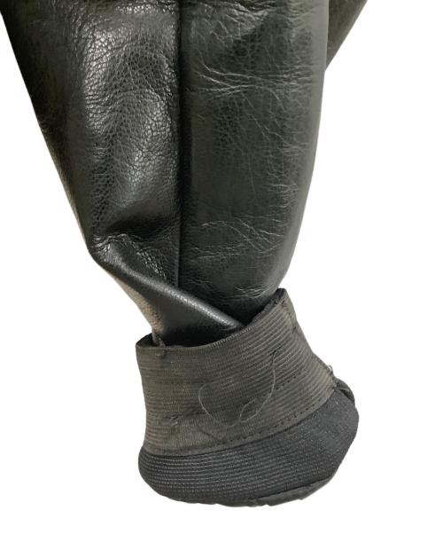 BALENCIAGA（バレンシアガ）BALENCIAGA (バレンシアガ) レザージャケット ブラック サイズ:46の古着・服飾アイテム
