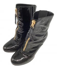 VALENTINO（ヴァレンティノ）の古着「ショートブーツ」｜ブラック