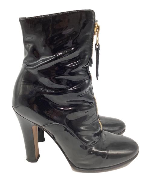 VALENTINO（ヴァレンティノ）VALENTINO (ヴァレンティノ) ショートブーツ ブラック サイズ:37の古着・服飾アイテム