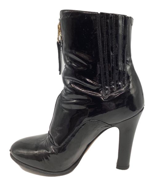 VALENTINO（ヴァレンティノ）VALENTINO (ヴァレンティノ) ショートブーツ ブラック サイズ:37の古着・服飾アイテム