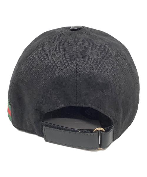 GUCCI（グッチ）GUCCI (グッチ) GG キャップ ブラック サイズ:XL (60cm)の古着・服飾アイテム