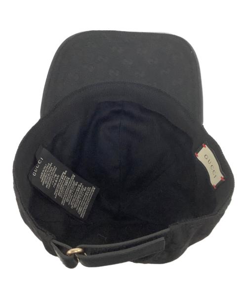 GUCCI（グッチ）GUCCI (グッチ) GG キャップ ブラック サイズ:XL (60cm)の古着・服飾アイテム