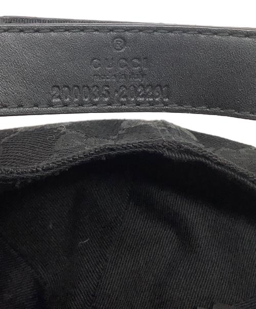GUCCI（グッチ）GUCCI (グッチ) GG キャップ ブラック サイズ:XL (60cm)の古着・服飾アイテム