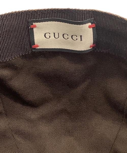 GUCCI（グッチ）GUCCI (グッチ) GG キャップ ベージュ サイズ:XL(60)の古着・服飾アイテム