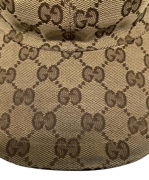 GUCCI（グッチ）GUCCI (グッチ) GG キャップ ベージュ サイズ:XL(60)の古着・服飾アイテム