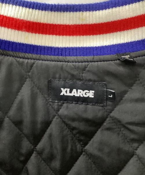 X-LARGE（エクストララージ）X-LARGE (エクストララージ) スタジャン ブルー×ホワイト サイズ:Lの古着・服飾アイテム