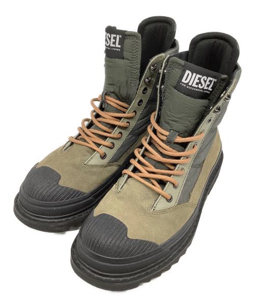 DIESEL（ディーゼル）DIESEL (ディーゼル) H-SHIROK-HB オリーブ サイズ:US8.5の古着・服飾アイテム