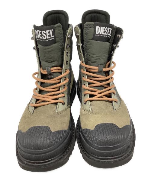 DIESEL（ディーゼル）DIESEL (ディーゼル) H-SHIROK-HB オリーブ サイズ:US8.5の古着・服飾アイテム