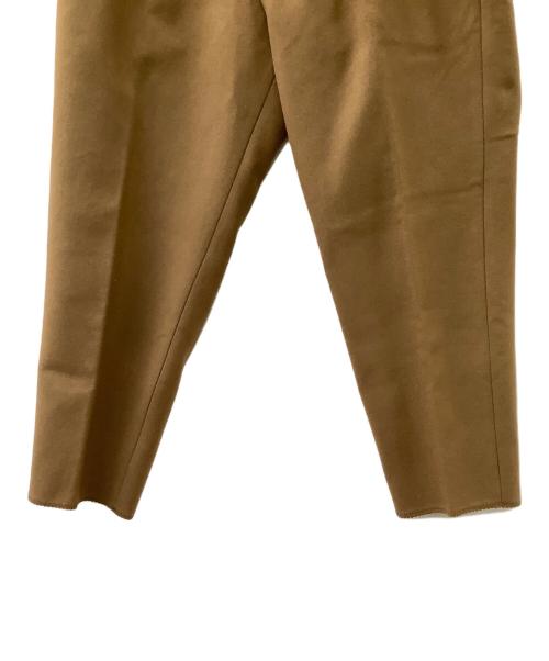 KOLOR（カラー）KOLOR (カラー) ウールカシミヤメルトンクロップドパンツ ブラウン サイズ:2の古着・服飾アイテム