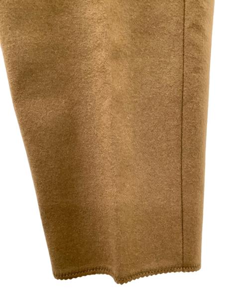 KOLOR（カラー）KOLOR (カラー) ウールカシミヤメルトンクロップドパンツ ブラウン サイズ:2の古着・服飾アイテム