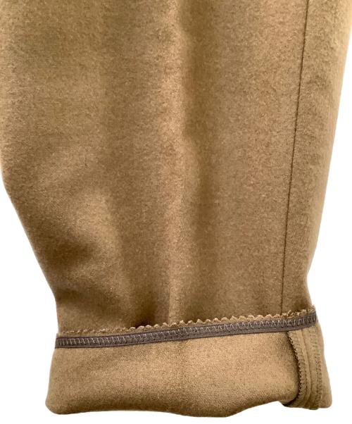 KOLOR（カラー）KOLOR (カラー) ウールカシミヤメルトンクロップドパンツ ブラウン サイズ:2の古着・服飾アイテム