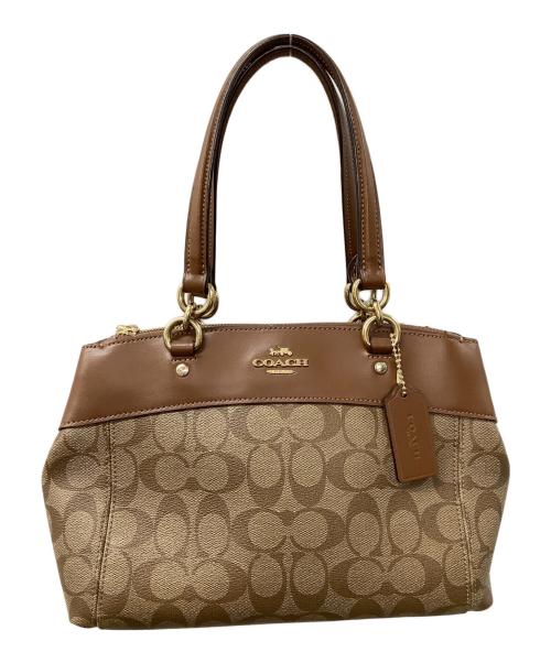 COACH（コーチ）COACH (コーチ) 2WAYバッグ ブラウンの古着・服飾アイテム