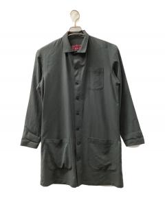 中古・古着通販】AFB (エーエフビー) スパンコール長袖シャツ ネイビー