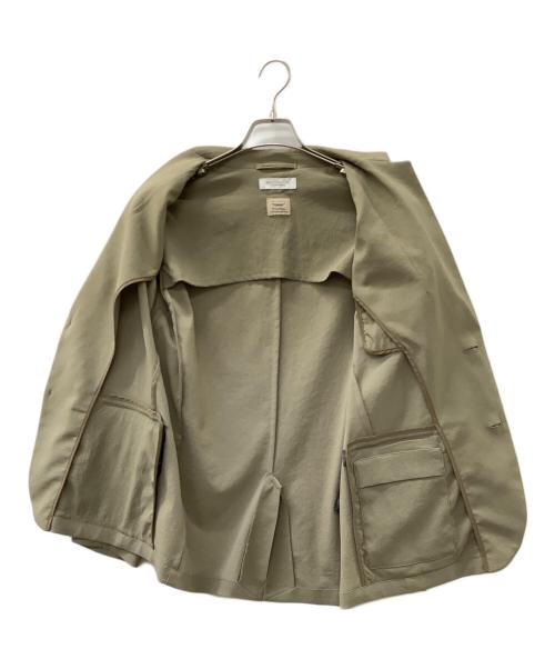 BEAUTY&YOUTH UNITED ARROWS（ビューティーアンドユースユナイテッドアローズ）BEAUTY&YOUTH UNITED ARROWS (ビューティーアンドユースユナイテッドアローズ) BY ”TORAY” DRAPE 	セットアップ カーキ サイズ:Lの古着・服飾アイテム