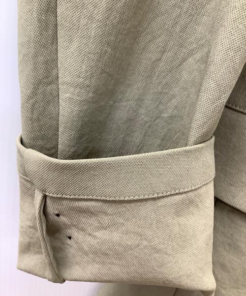 BEAUTY&YOUTH UNITED ARROWS（ビューティーアンドユースユナイテッドアローズ）BEAUTY&YOUTH UNITED ARROWS (ビューティーアンドユースユナイテッドアローズ) BY ”TORAY” DRAPE 	セットアップ カーキ サイズ:Lの古着・服飾アイテム