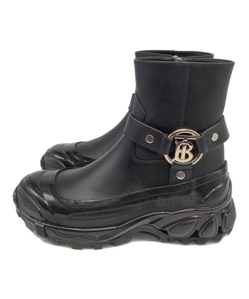 BURBERRY LONDON（バーバリーロンドン）BURBERRY LONDON (バーバリーロンドン) マロリーディストレスブーツ ブラック サイズ:37の古着・服飾アイテム