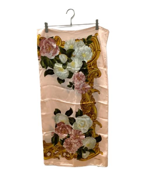 CHANEL（シャネル）CHANEL (シャネル) シルクスカーフ ピンクの古着・服飾アイテム