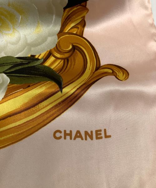 CHANEL（シャネル）CHANEL (シャネル) シルクスカーフ ピンクの古着・服飾アイテム