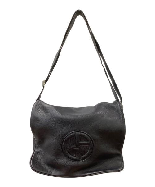 GIORGIO ARMANI（ジョルジョアルマーニ）GIORGIO ARMANI (ジョルジョアルマーニ) ショルダーバッグ ネイビーの古着・服飾アイテム