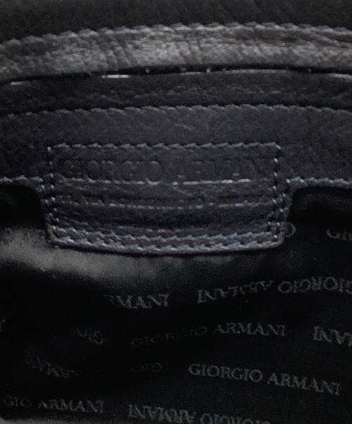 GIORGIO ARMANI（ジョルジョアルマーニ）GIORGIO ARMANI (ジョルジョアルマーニ) ショルダーバッグ ネイビーの古着・服飾アイテム