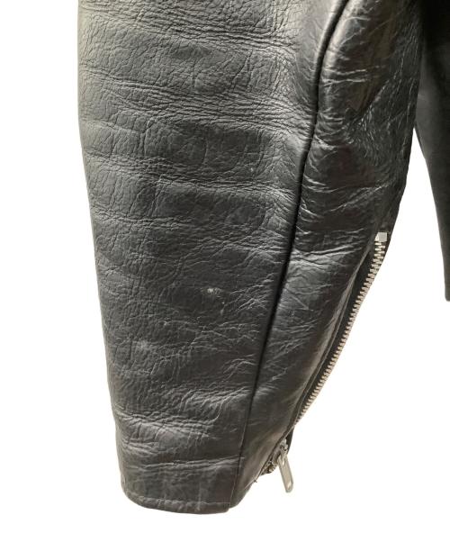 Schott（ショット）Schott (ショット) ライナー付きステアハイドレザーシングルライダースジャケット ブラック サイズ:42の古着・服飾アイテム