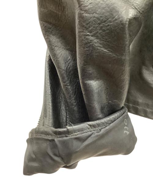 Schott（ショット）Schott (ショット) ライナー付きステアハイドレザーシングルライダースジャケット ブラック サイズ:42の古着・服飾アイテム