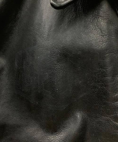 Schott（ショット）Schott (ショット) ライナー付きステアハイドレザーシングルライダースジャケット ブラック サイズ:42の古着・服飾アイテム