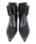 中古・古着 Roger Vivier (ロジェ ヴィヴィエ) エナメルバックルショートブーツ ブラック サイズ:35：30000円