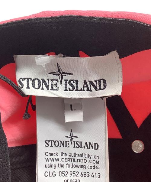 STONE ISLAND（ストーンアイランド）STONE ISLAND (ストーンアイランド) キャップ ピンク サイズ:L 未使用品の古着・服飾アイテム