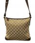 GUCCI (グッチ) GGキャンバス 	ショルダーバッグ ブラウン×ベージュ：18000円