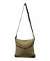 中古・古着 GUCCI (グッチ) GGキャンバス 	ショルダーバッグ ブラウン×ベージュ：18000円