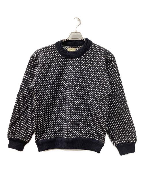 L.L.Bean（エルエルビーン）L.L.Bean (エルエルビーン) ノルディックセーター ネイビー×ホワイト サイズ:Mの古着・服飾アイテム