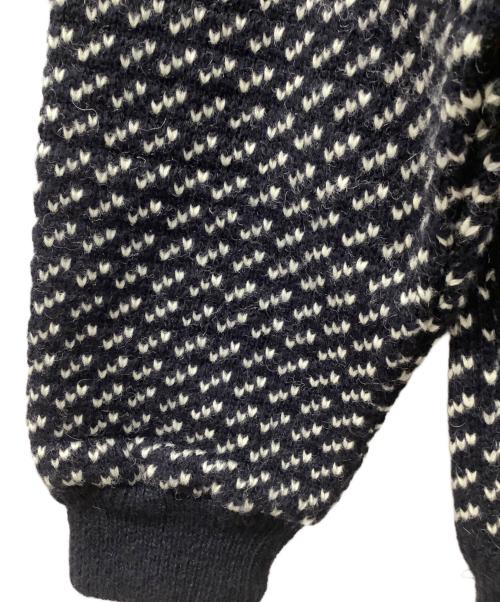 L.L.Bean（エルエルビーン）L.L.Bean (エルエルビーン) ノルディックセーター ネイビー×ホワイト サイズ:Mの古着・服飾アイテム