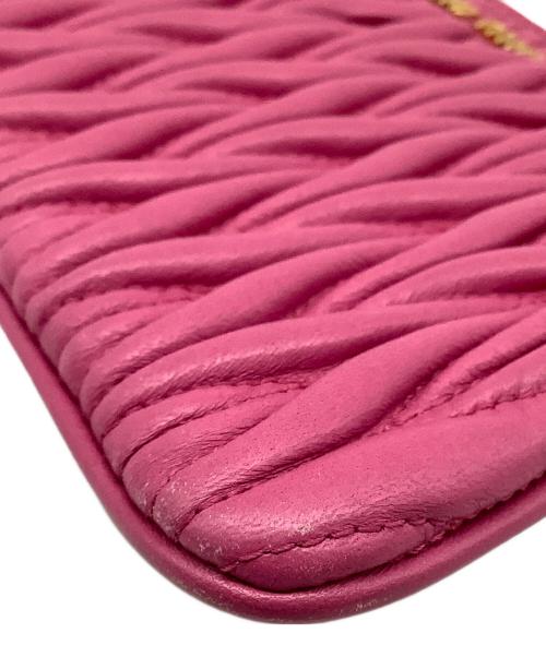 MIU MIU（ミュウミュウ）MIU MIU (ミュウミュウ) 長財布 ピンクの古着・服飾アイテム