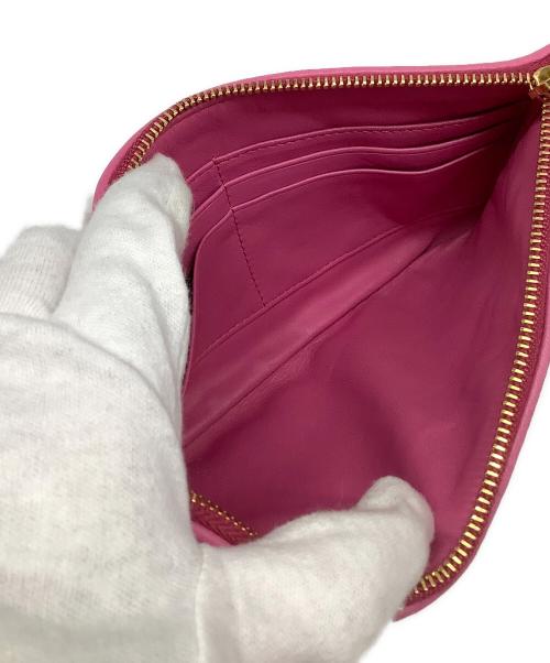 MIU MIU（ミュウミュウ）MIU MIU (ミュウミュウ) 長財布 ピンクの古着・服飾アイテム