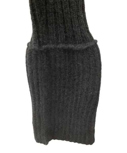 YOHJI YAMAMOTO（ヨウジヤマモト）YOHJI YAMAMOTO (ヨウジヤマモト) ニットワンピース ブラック サイズ:Mの古着・服飾アイテム