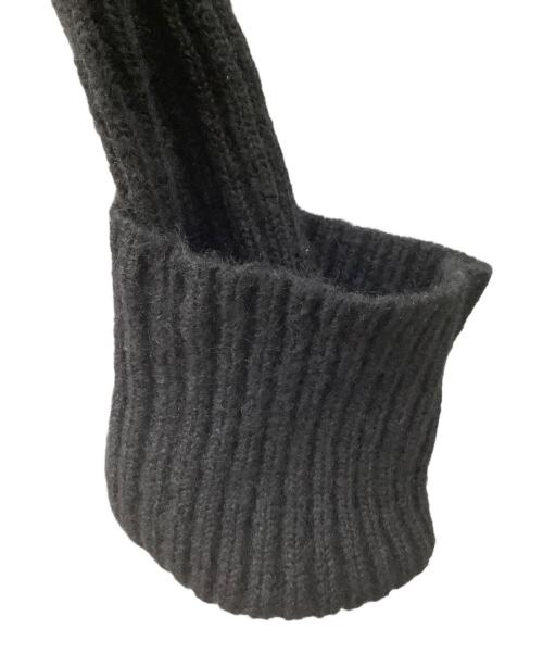 YOHJI YAMAMOTO（ヨウジヤマモト）YOHJI YAMAMOTO (ヨウジヤマモト) ニットワンピース ブラック サイズ:Mの古着・服飾アイテム