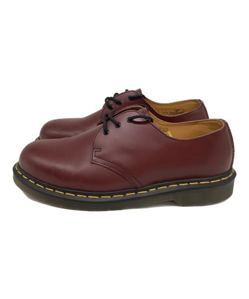 Dr.Martens（ドクターマーチン）Dr.Martens (ドクターマーチン) 3ホールシューズ ワインレッド サイズ:UK9の古着・服飾アイテム