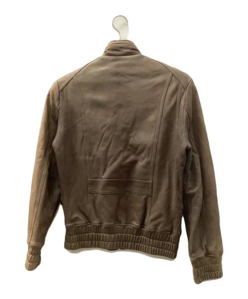5351 pour les hommes（5351プールオム）5351 pour les hommes (5351プールオム) シープレザージャケット ブラウン サイズ:4の古着・服飾アイテム