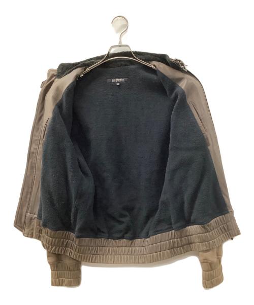 5351 pour les hommes（5351プールオム）5351 pour les hommes (5351プールオム) シープレザージャケット ブラウン サイズ:4の古着・服飾アイテム