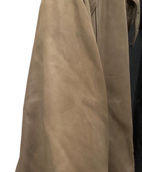 5351 pour les hommes（5351プールオム）5351 pour les hommes (5351プールオム) シープレザージャケット ブラウン サイズ:4の古着・服飾アイテム