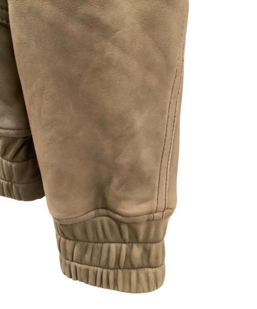 5351 pour les hommes（5351プールオム）5351 pour les hommes (5351プールオム) シープレザージャケット ブラウン サイズ:4の古着・服飾アイテム