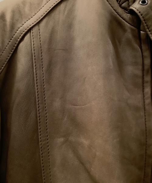 5351 pour les hommes（5351プールオム）5351 pour les hommes (5351プールオム) シープレザージャケット ブラウン サイズ:4の古着・服飾アイテム