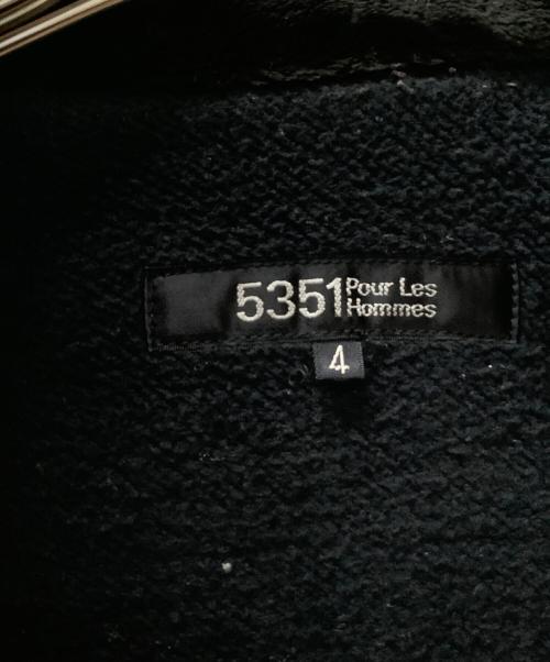 5351 pour les hommes（5351プールオム）5351 pour les hommes (5351プールオム) シープレザージャケット ブラウン サイズ:4の古着・服飾アイテム