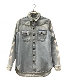 OFFWHITE（オフホワイト）の古着「デニムジャケット」｜スカイブルー