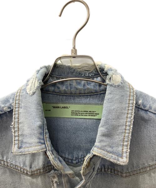 OFFWHITE（オフホワイト）OFFWHITE (オフホワイト) デニムジャケット スカイブルー サイズ:XSの古着・服飾アイテム