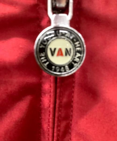 VAN（ヴァン）VAN (ヴァン) ブルゾン レッド サイズ:Mの古着・服飾アイテム