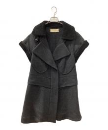 MARNI（マルニ）の古着「襟ボアコート」｜グレー
