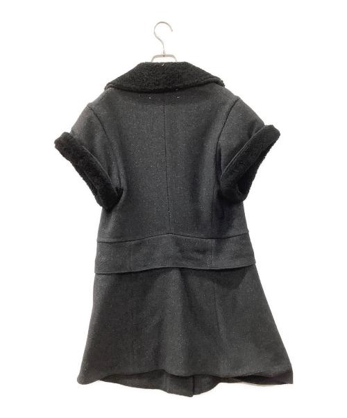 MARNI（マルニ）MARNI (マルニ) 襟ボアコート グレー サイズ:38の古着・服飾アイテム
