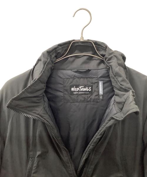 WILD THINGS（ワイルドシングス）WILD THINGS (ワイルドシングス) 中綿ジャケット ブラック サイズ:Lの古着・服飾アイテム